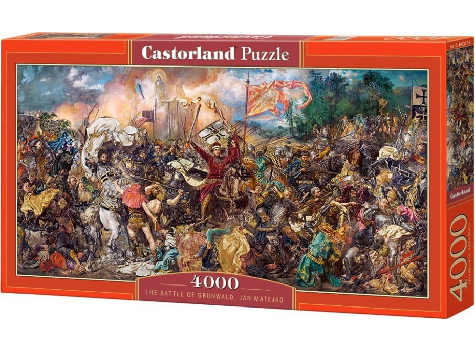 CASTORLAND Puzzle Bitka pri Grunwalde 4000 dielikov