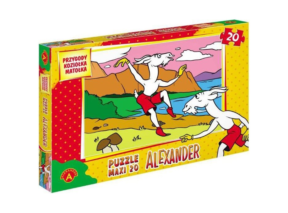 ALEXANDER Puzzle Príhody Kozlíka poplety: Pri mori MAXI 20 dielikov