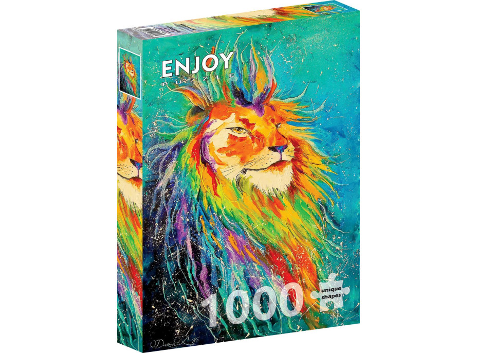 ENJOY Puzzle Dúhový lev 1000 dielikov