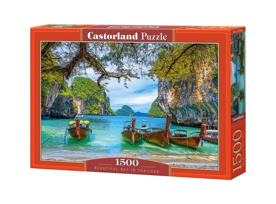 CASTORLAND Puzzle Krásna zátoka v Thajsku 1500 dielikov