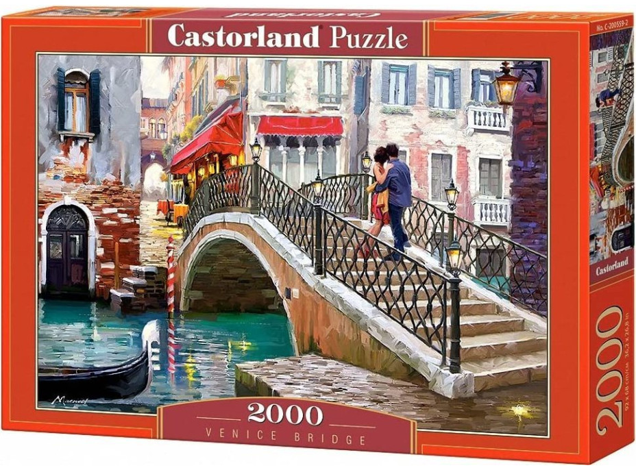 CASTORLAND Puzzle Most v Benátkach 2000 dielikov