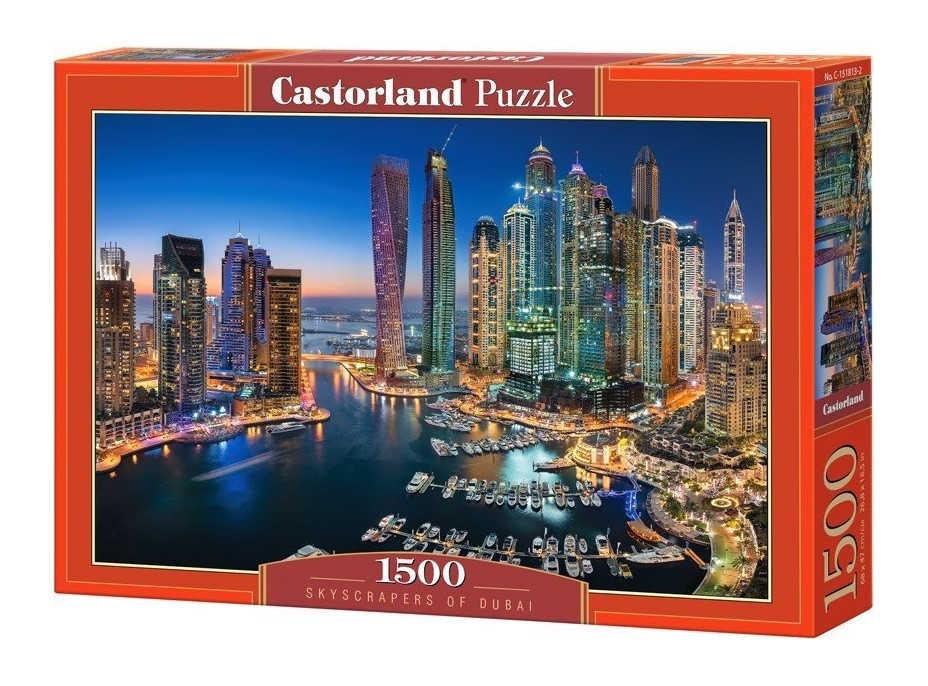 CASTORLAND Puzzle Mrakodrapy v Dubaji 1500 dielikov