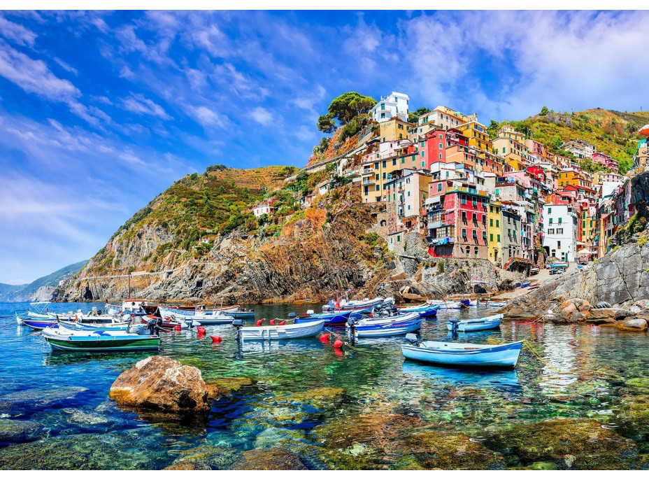 ENJOY Puzzle Riomaggiore, Cinque Terre, Taliansko 1000 dielikov