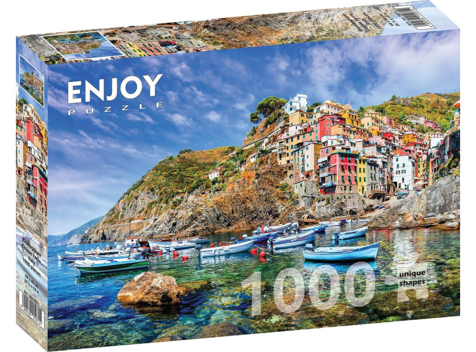 ENJOY Puzzle Riomaggiore, Cinque Terre, Taliansko 1000 dielikov