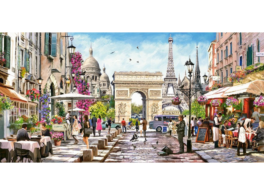 CASTORLAND Puzzle Ulica v Paríži 4000 dielikov