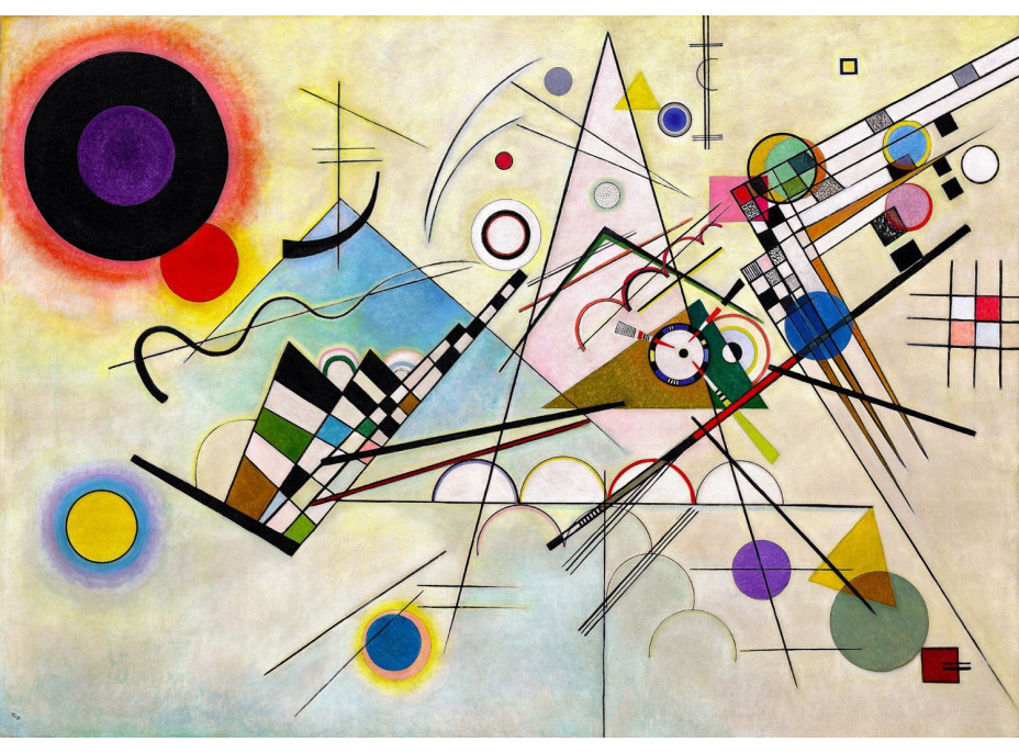 ENJOY Puzzle Vassily Kandinsky: Kompozícia VIII 1000 dielikov