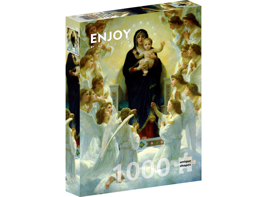 ENJOY Puzzle William Bouguereau: Panna s anjelmi 1000 dielikov