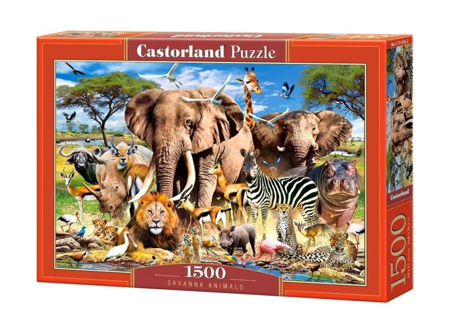 CASTORLAND Puzzle Zvieratá zo savany 1500 dielikov