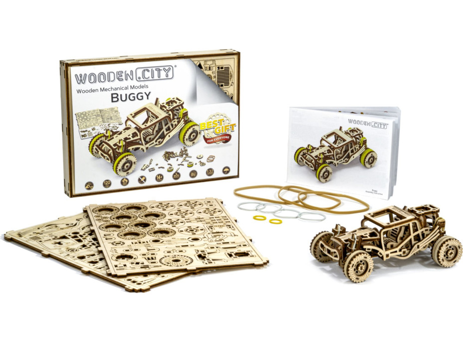 WOODEN CITY 3D puzzle Automobil Buggy 137 dielov