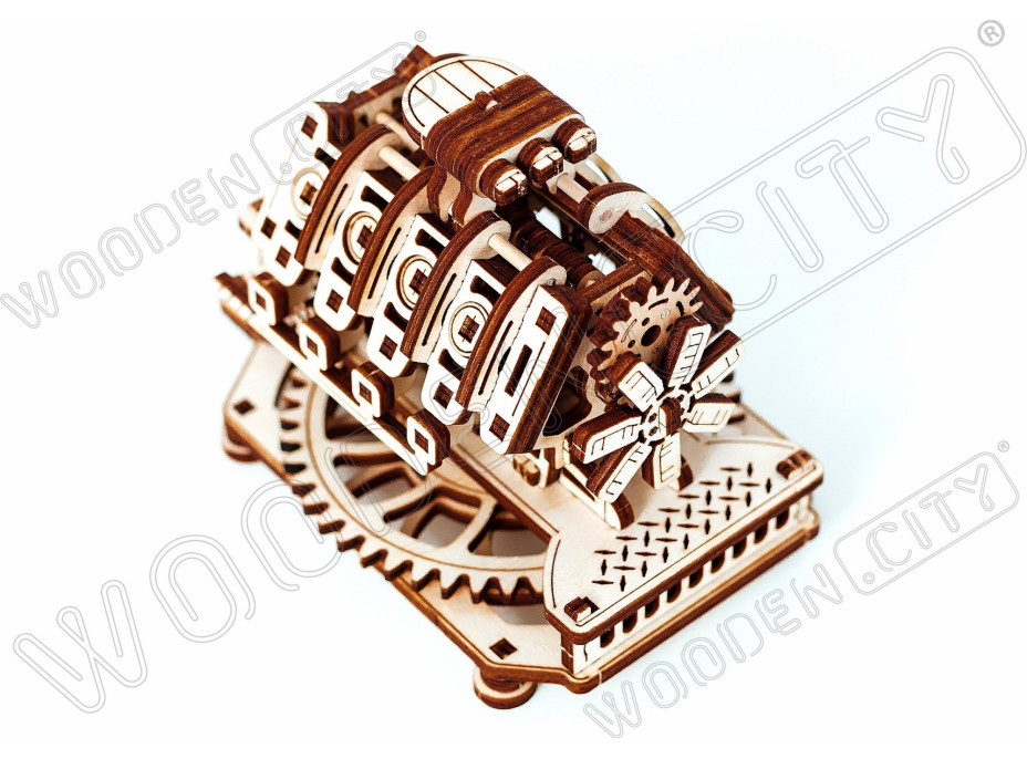 WOODEN CITY 3D puzzle Motor V8, 200 dielov