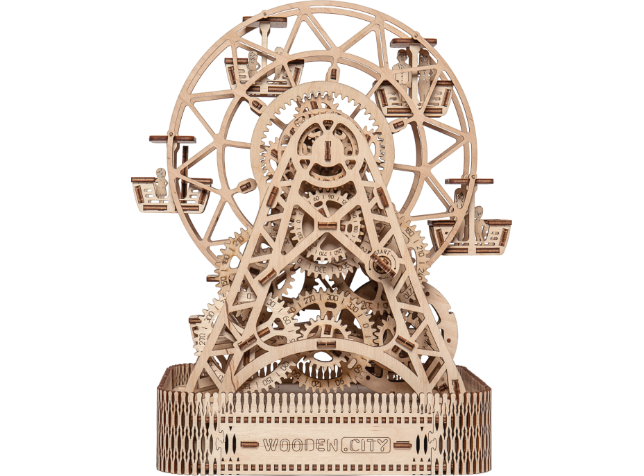 WOODEN CITY 3D puzzle Ruský bicykel 470 dielov