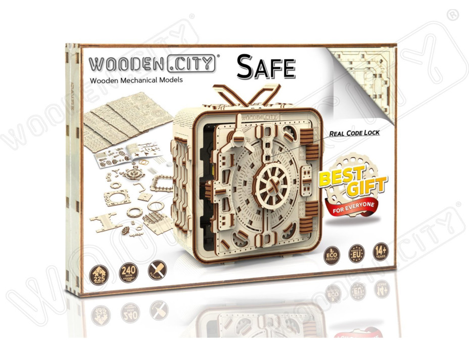 WOODEN CITY 3D puzzle Trezor 225 dielov