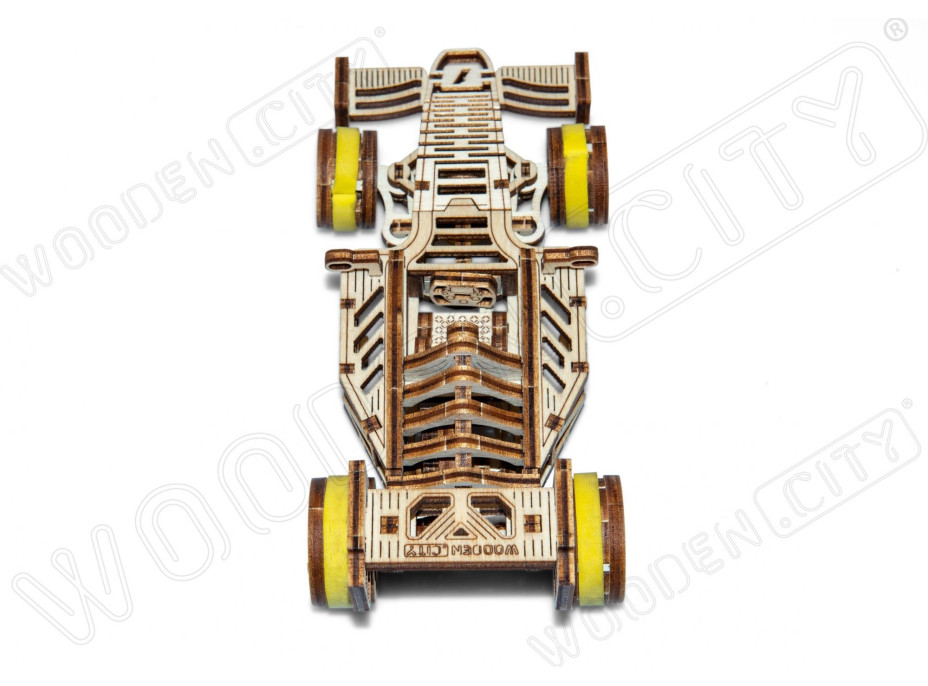 WOODEN CITY 3D puzzle Závodné vozidlo Bolid 108 dielov