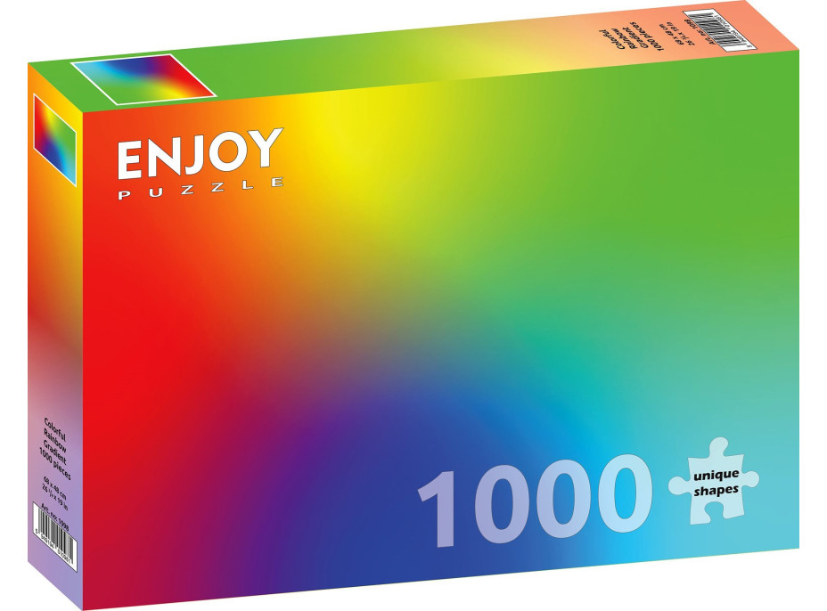 ENJOY Puzzle Farebný dúhový gradient 1000 dielikov