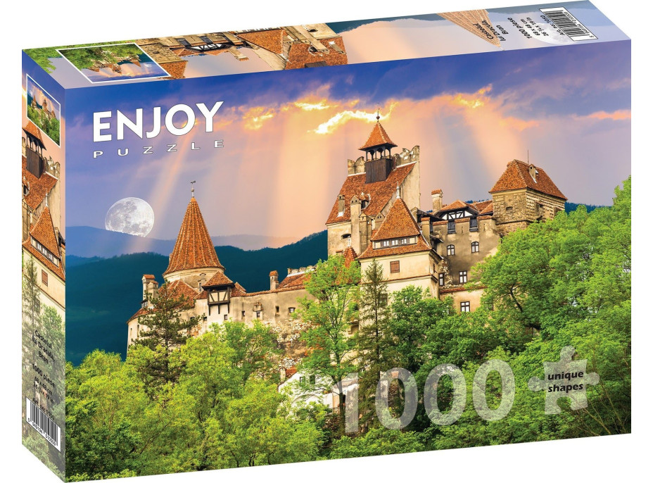 ENJOY Puzzle Drakulov hrad, Bran, Rumunsko 1000 dielikov