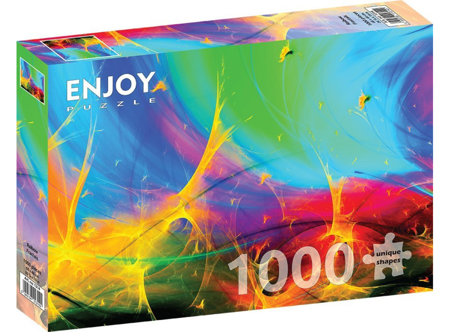 ENJOY Puzzle Dúhové fraktály 1000 dielikov