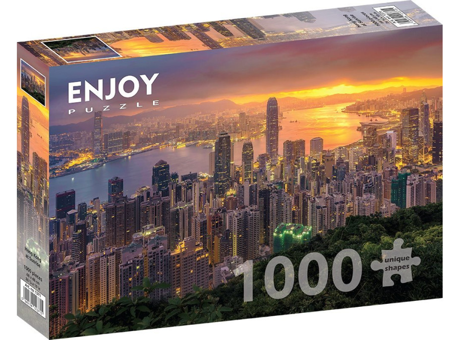 ENJOY Puzzle Hongkong za úsvitu 1000 dielikov