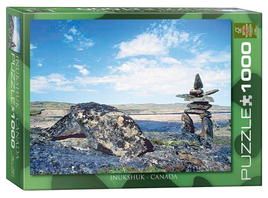 EUROGRAPHICS Puzzle Inukshuk, Kanada 1000 dielikov