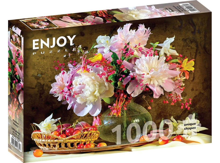 ENJOY Puzzle Krása pivoniek 1000 dielikov