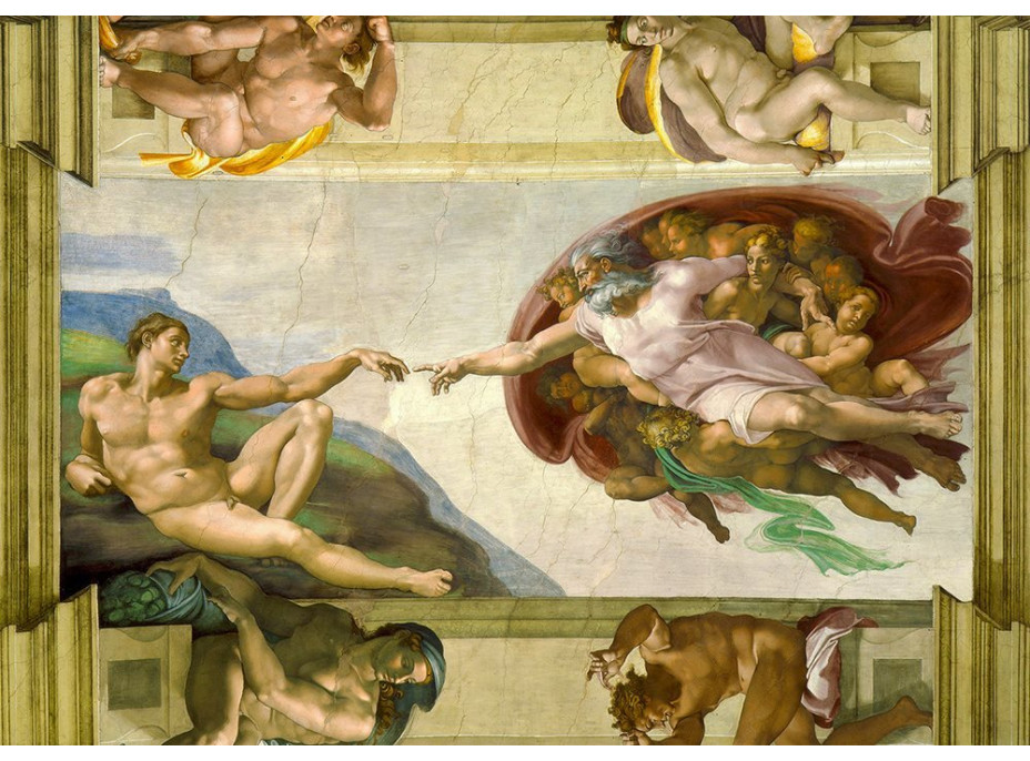 ENJOY Puzzle Michelangelo Buonarroti: Stvorenie Adama 1000 dielikov