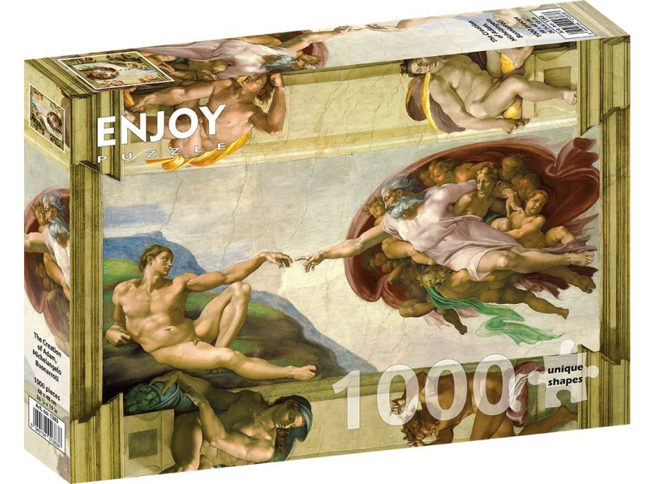 ENJOY Puzzle Michelangelo Buonarroti: Stvorenie Adama 1000 dielikov