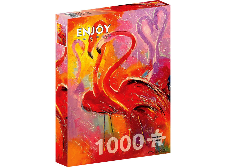 ENJOY Puzzle Plameniak 1000 dielikov