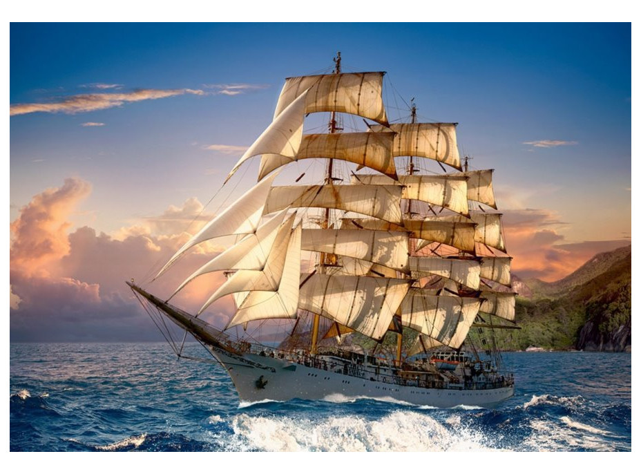 CASTORLAND Puzzle Plavba za súmraku 1500 dielikov