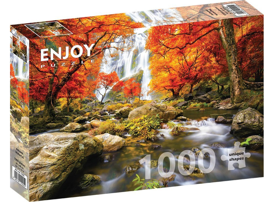 ENJOY Puzzle Jesenný vodopád 1000 dielikov
