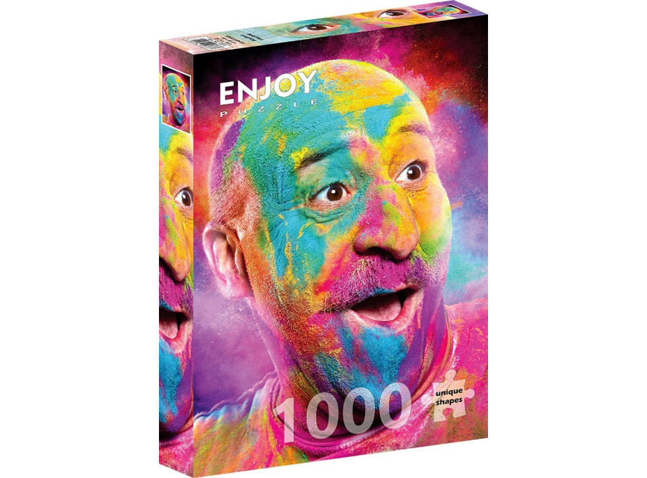 ENJOY Puzzle Smejúci sa plešatý muž 1000 dielikov