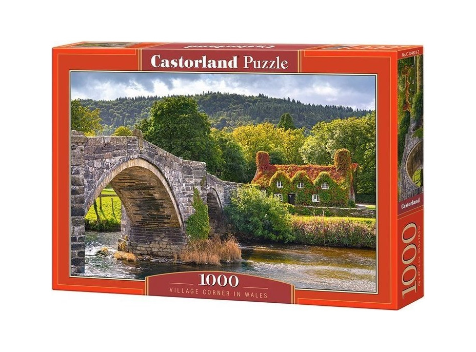 CASTORLAND Puzzle Dedinka Corner vo Walese 1000 dielikov