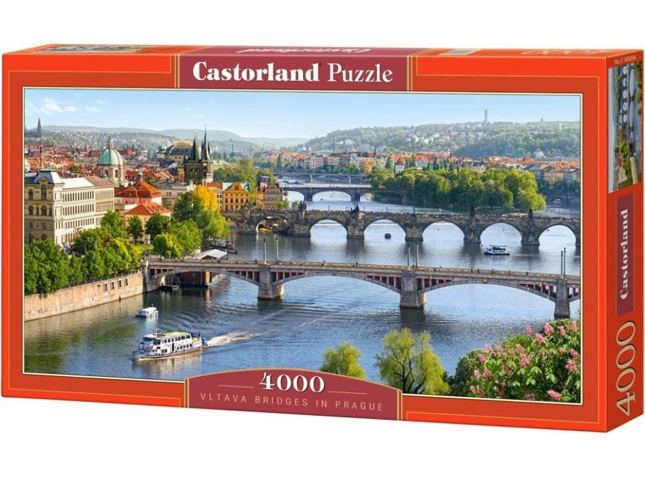 CASTORLAND Puzzle Vltavské mosty 4000 dielikov