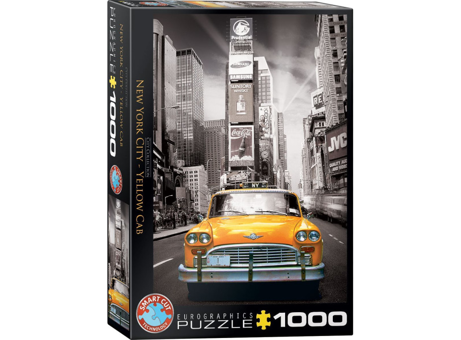 EUROGRAPHICS Puzzle Žltý taxík v New Yorku 1000 dielikov