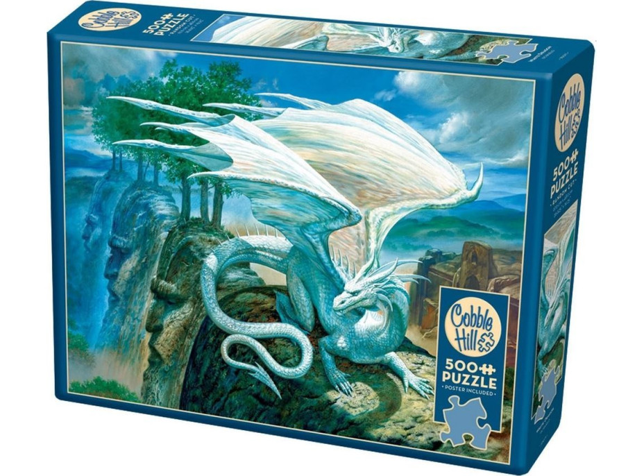 COBBLE HILL Puzzle Biely drak 500 dielikov