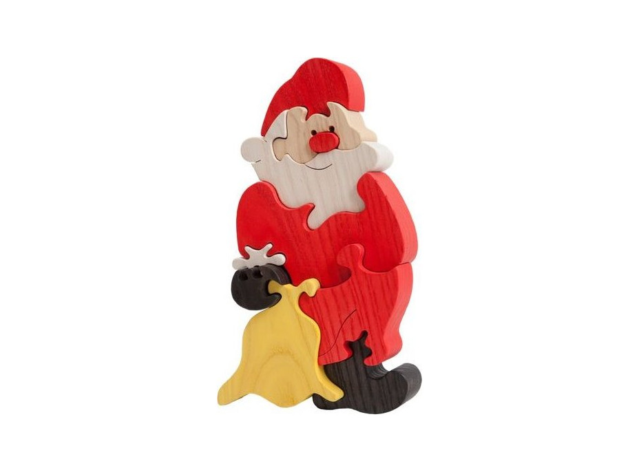 FAUNA Drevené puzzle Santa Claus veľký
