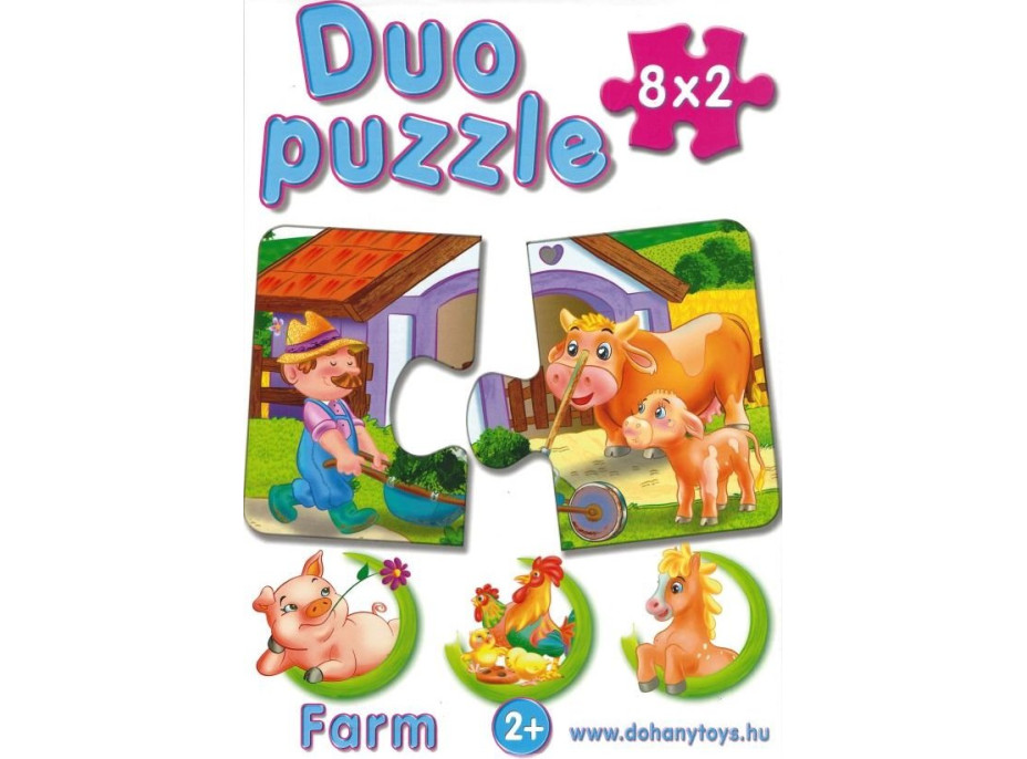 DOHÁNY Duo puzzle Na statku 8x2 dieliky