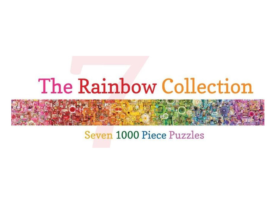 COBBLE HILL Puzzle Farby dúhy: Zelená 1000 dielikov