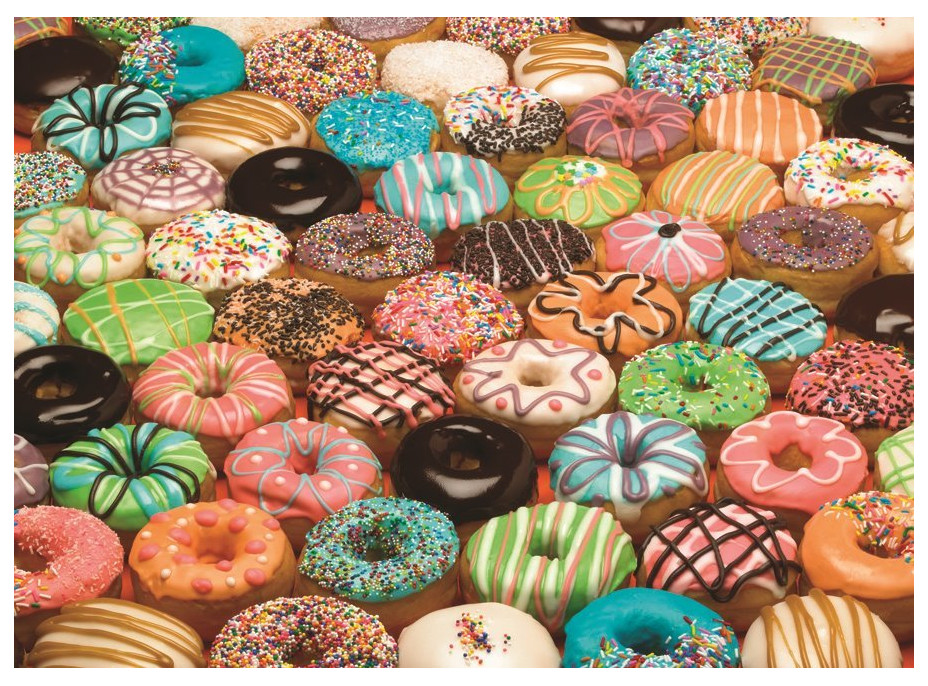 COBBLE HILL Puzzle Donuty (Americké šišky) 1000 dielikov