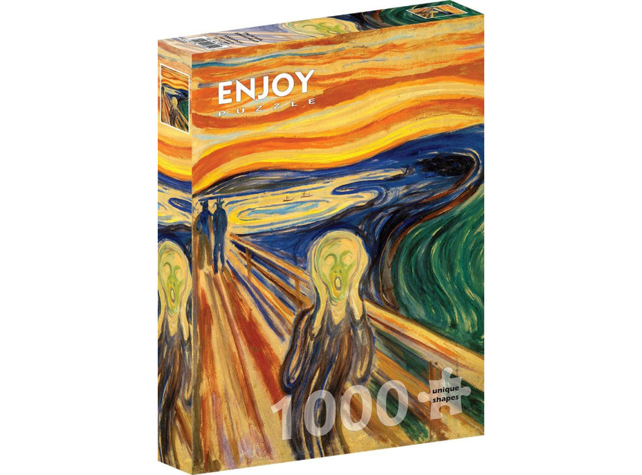 ENJOY Puzzle Edvard Munch: Výkrik 1000 dielikov