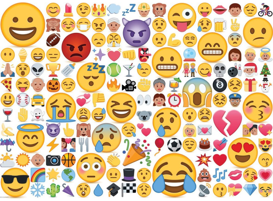EUROGRAPHICS Puzzle Emoji: Aká je tvoja nálada? 1000 dielikov