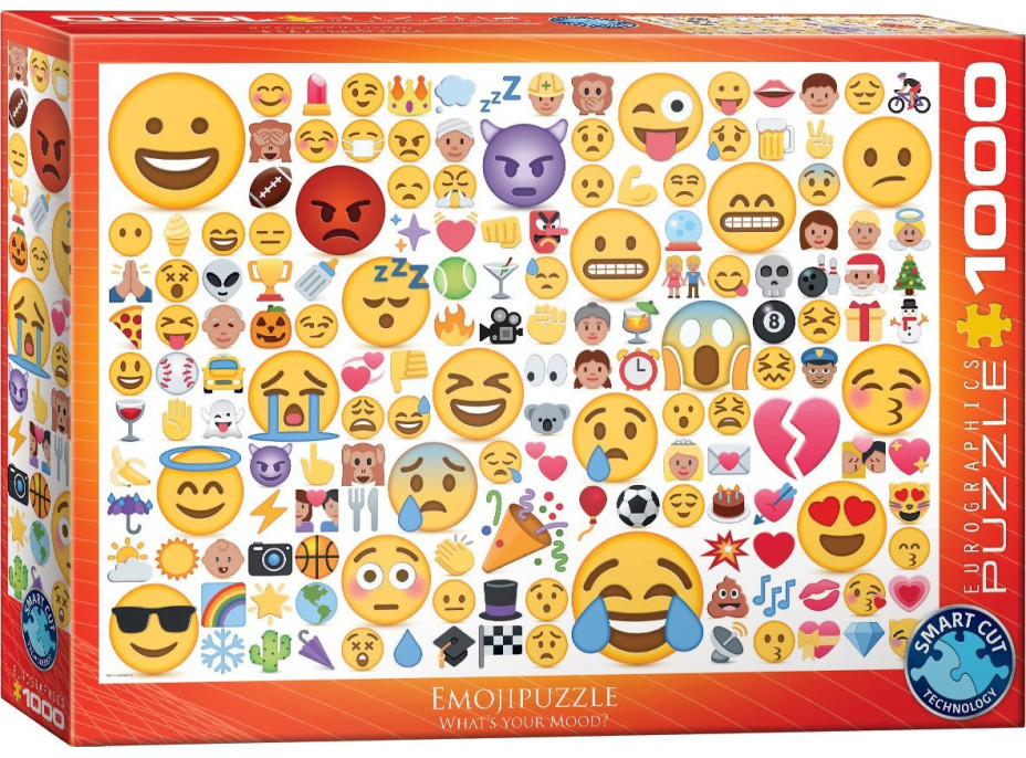 EUROGRAPHICS Puzzle Emoji: Aká je tvoja nálada? 1000 dielikov