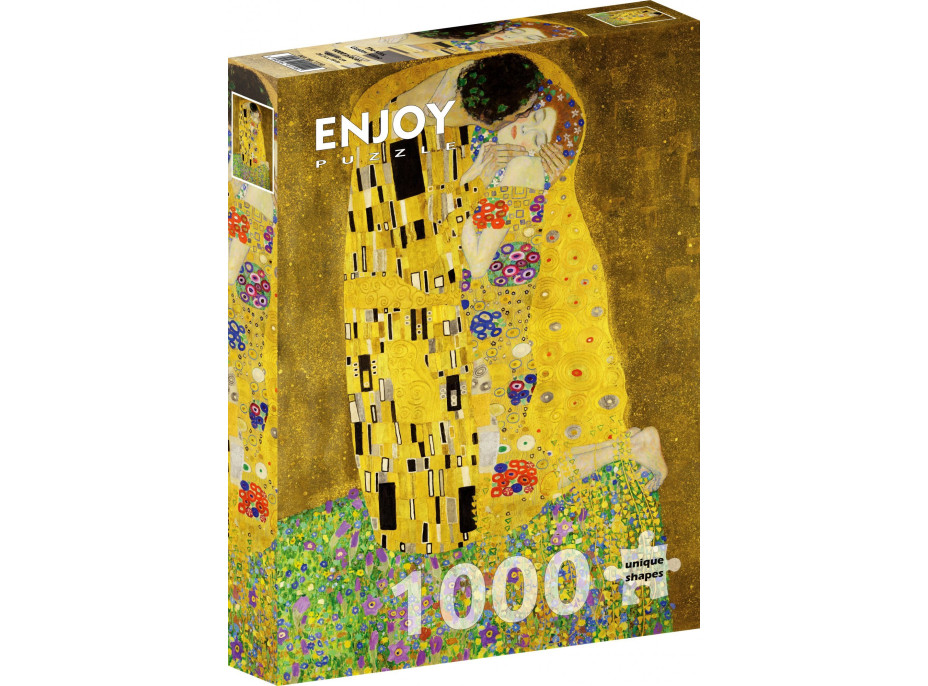 ENJOY Puzzle Gustav Klimt: Bozk 1000 dielikov
