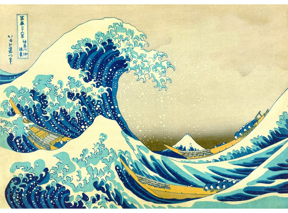ENJOY Puzzle Katsushika Hokusai: Veľká vlna pri pobreží Kanagawy 1000 dielikov