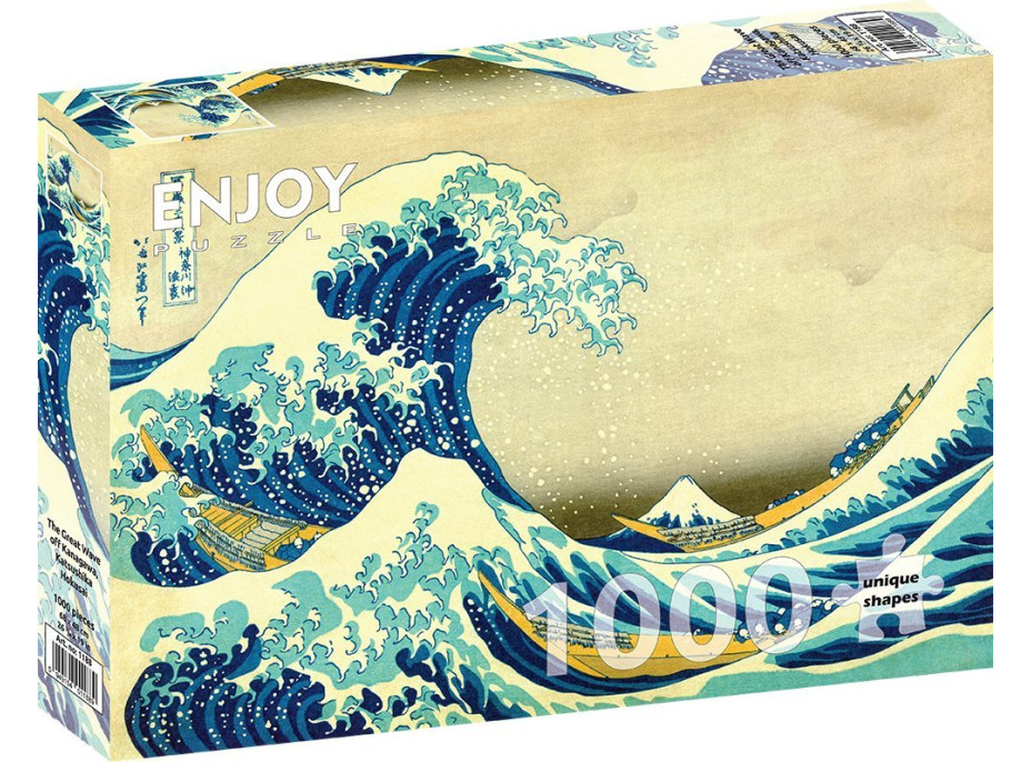 ENJOY Puzzle Katsushika Hokusai: Veľká vlna pri pobreží Kanagawy 1000 dielikov