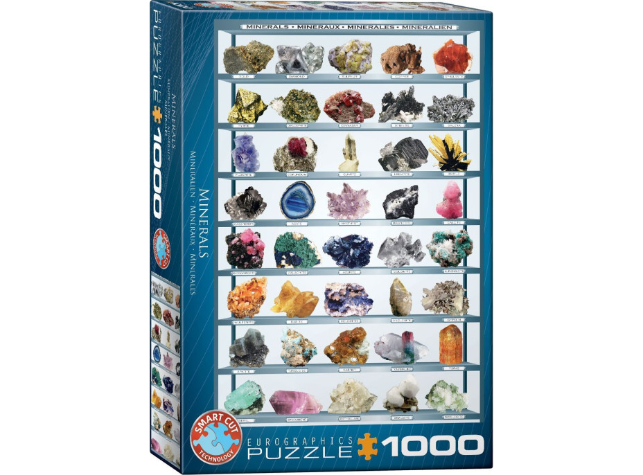 EUROGRAPHICS Puzzle Minerály 1000 dielikov