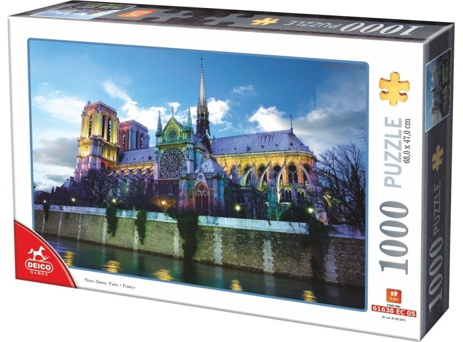 DEICO Puzzle Notre Dame, Paríž 1000 dielikov