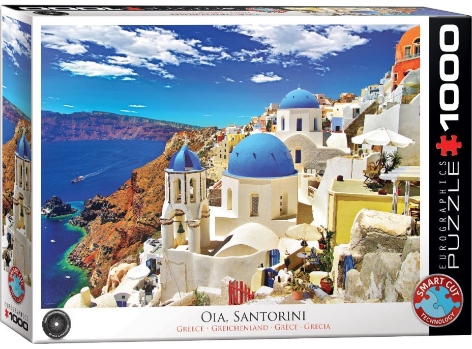 EUROGRAPHICS Puzzle Oia, Santorini, Grécko 1000 dielikov
