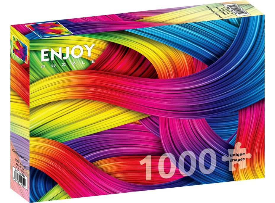 ENJOY Puzzle Pletenie dúhy 1000 dielikov