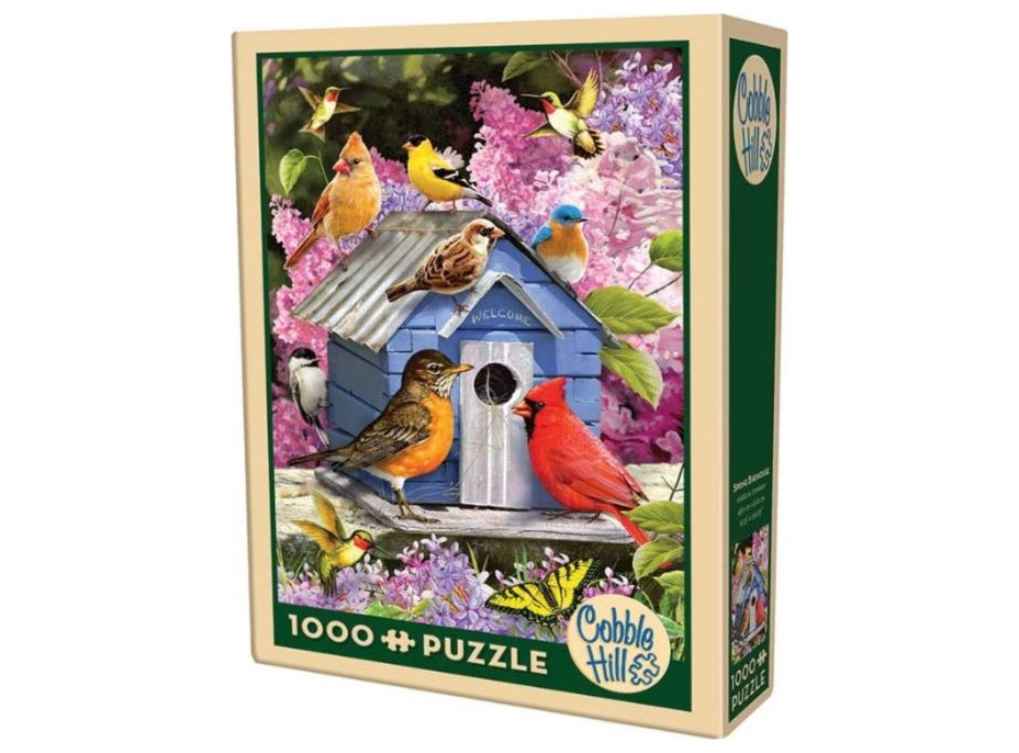 COBBLE HILL Puzzle Vtáčia búdka na jar 1000 dielikov