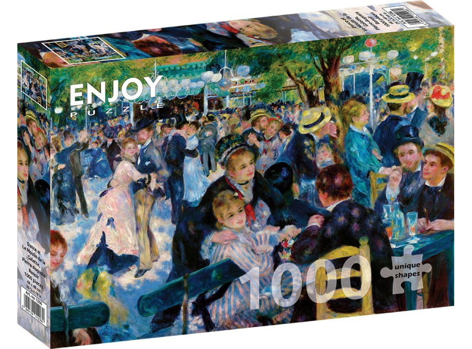 ENJOY Puzzle Auguste Renoir: Tanec v Moulin de la Galette 1000 dielikov