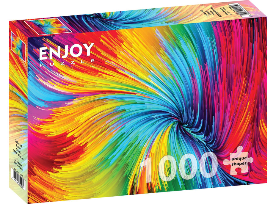 ENJOY Puzzle Farebný vír 1000 dielikov